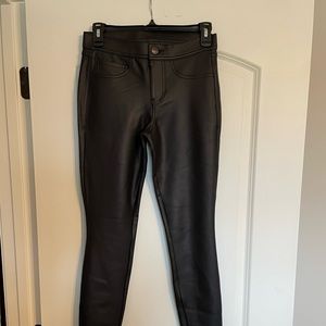 Express imitation leather pants